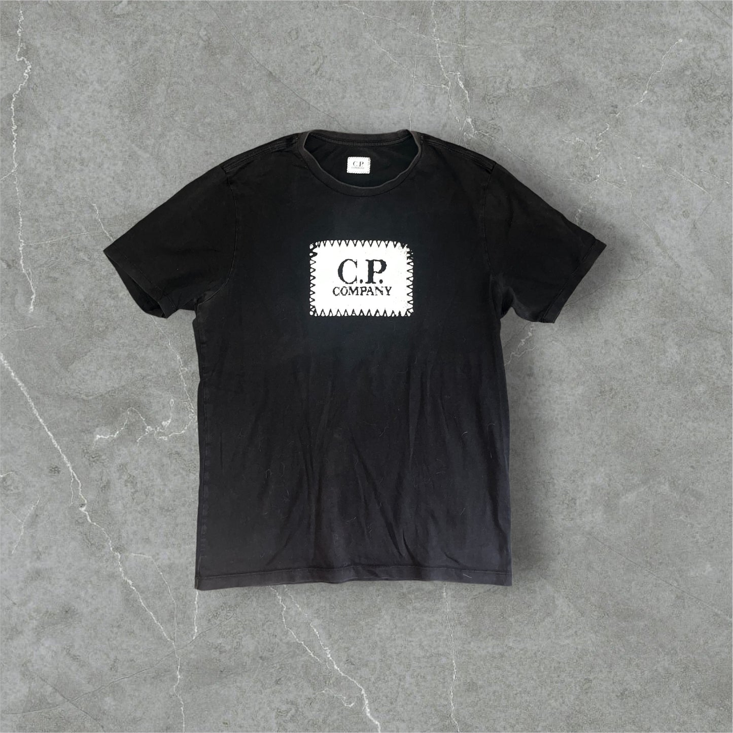 C.P. Company Jersey Label Style T-Shirt Black