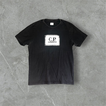 C.P. Company Jersey Label Style T-Shirt Black